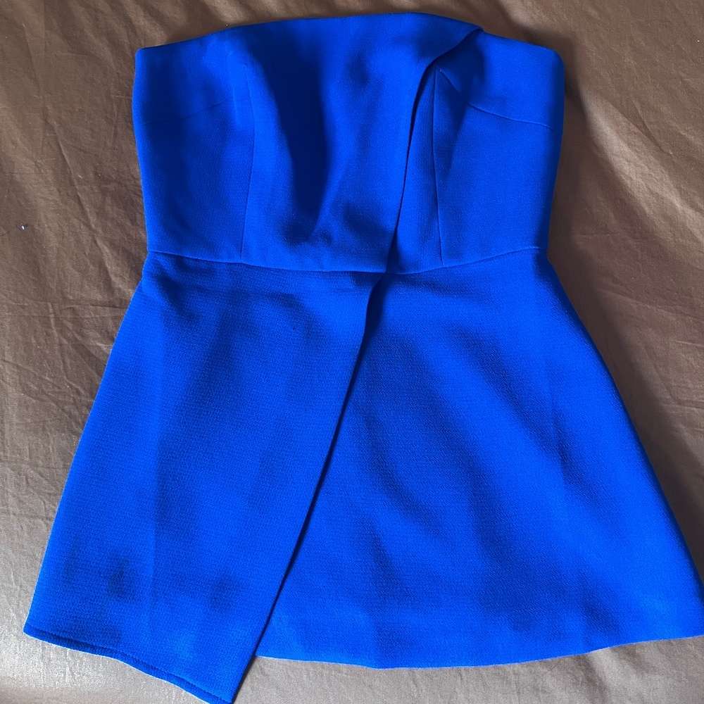 Bcbgeneration Electric Blue Strapless Bustier Siz… - image 2